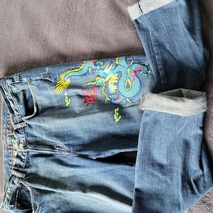 Ralph Lauren Embroidered Jeans size 12